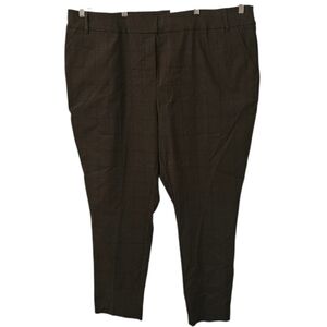 Windowpane Khaki Penningtons Women's Savvy-Fit Skinny Leg Pants